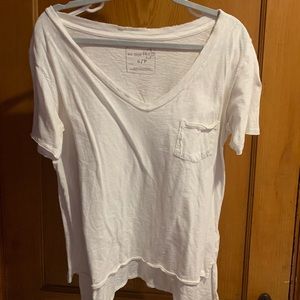 Free People White Tshirt